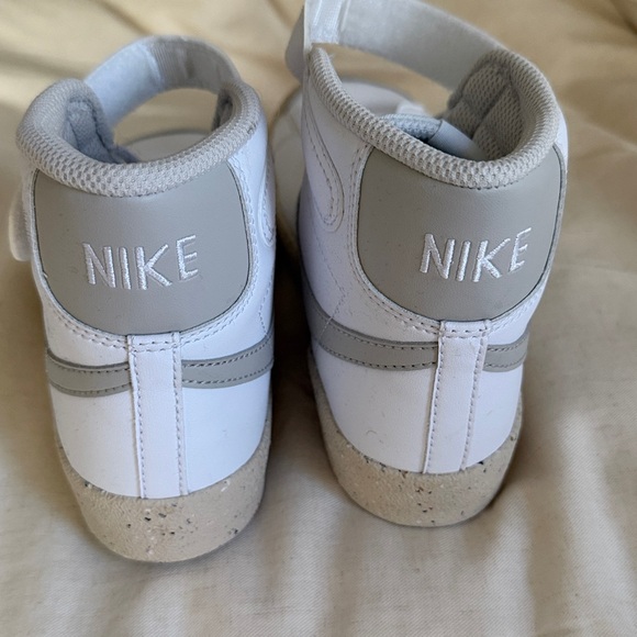 Nike White and Tan High-Top Sneakers - Picture 5 of 6